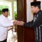Menteri Pertahanan Prabowo Subianto bersilaturahmi ke kediaman Presiden Joko Widodo. (Dok. Tim Media Prabowo Subainto)