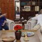 Ketua Umum Partai Gerindra Prabowo Subianto bersama Ketua Umum Partai Amanat Nasional (PAN) Zulkifli Hasan beserta jajaran di kediaman Kertanegara, Sabtu, 8 April 2023. (Dok. Tim Media Prabowo Subianto)