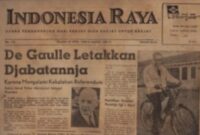 Salah satu edisi halaman depan Harian Indonesia Raya. (Dok. Wordpress.com/Engkongyudo)