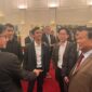 Menteri Pertahanan RI Prabowo Subianto akrab dan fasih berbincang menggunakan Bahasa Jerman dengan mahasiswa Indonesia.  (Dok. Tim Media Prabowo Subianto) 
