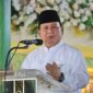 Menteri Pertahanan Prabowo Subianto menghadiri Haul Akbar Sulthounul Qulub Alhabib Munzir Almusawa ke-10 di Kawasan Rajawati, Pancoran, Jakarta Selatan, Minggu, 28 Mei 2023. (Dok. Tim Media Prabowo Subianto)