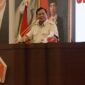 Ketua Umum Partai Gerindra Prabowo Subianto dalam acara Konsolidasi Akbar Partai Gerindra se-Jakarta Timur yang digelar di GOR Velodrom, Jakarta Timur, Minggu, 16 Juli 2023. (Dok. Tim Media Prabowo Subianto)