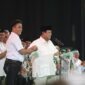 Ketua Umum Partai Gerindra Prabowo Subianto Menghadiri Perayaan Milad ke-25 PBB yang digelar di ICE BSD, Tangerang, Minggu, 30 Juli 2023. (Instagram.com/@ prabowo)

