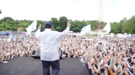 Calon Presiden nomor urut dua Prabowo Subianto kampanye di Subang. (Dok. TKN Prabowo Gibran)